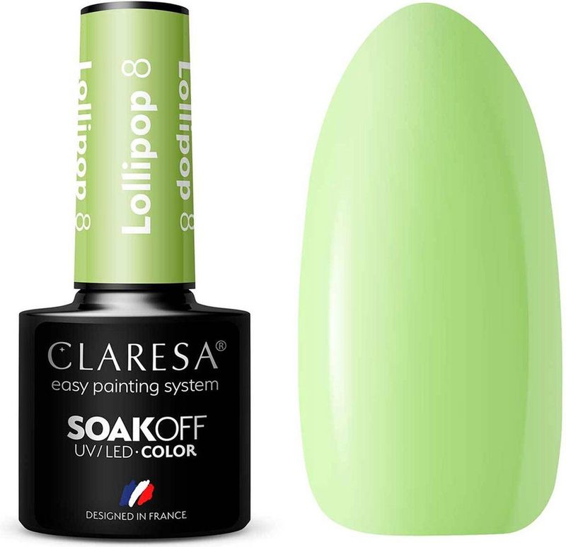 Claresa - SoakOff UV/LED Color Lollipop - Nagellak - 5 g - Gel
