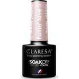 Claresa - Fallin' Love 5 - UV/LED Gellak - Lichtbeige - 5ml