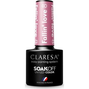 Claresa uv/led gellak 5ml fallin' love 8