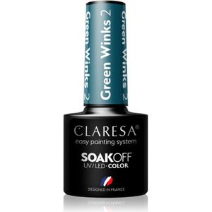 Claresa - Green Winks - Nagellak - 5 g - UV/LED