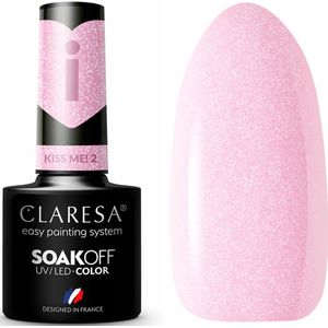 Claresa - SoakOff UV/LED Color Kiss Me - Gel Nagellak - 5 g - Rijke Kleur
