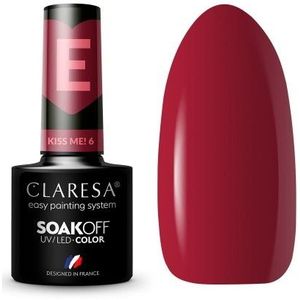 Claresa SoakOff UV/LED Color Kiss Me Gel Nagellak Tint 6 5 g