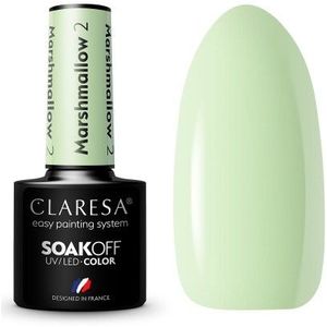 Claresa - Marsh Mallow 2 - UV/LED Gellak - Pistache Groene Kleur - 5ml