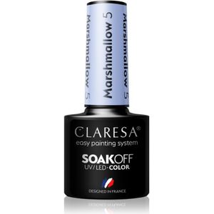 Claresa - SoakOff UV/LED Color Marshmallow - Nagellak - 5 g