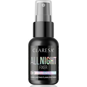 Claresa - All Night Fixer - Make-up Fixatiespray - 50 ml