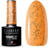 Nagellak - Geel - 5 ml - Volledige Dekking - Met Deeltjes