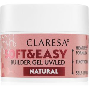 Claresa - Soft&Easy Builder Gel - Nagellak - Tint Natural - 12 g