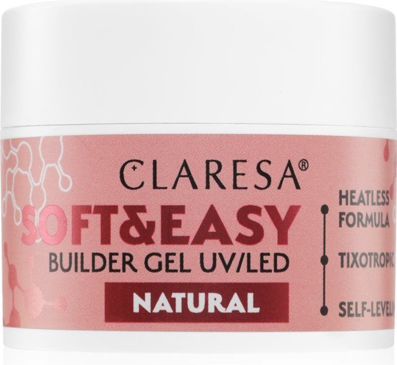 Claresa - Soft&Easy Builder Gel - Nagellak - Tint Natural - 12 g
