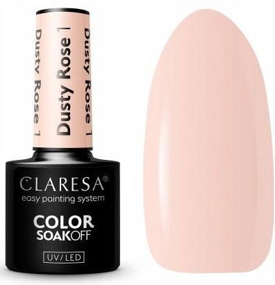 Claresa - SoakOff UV/LED Nagellak - Dusty Rose - 5 g