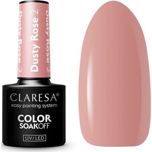 Claresa uv/led gellak 5ml dusty rose 2