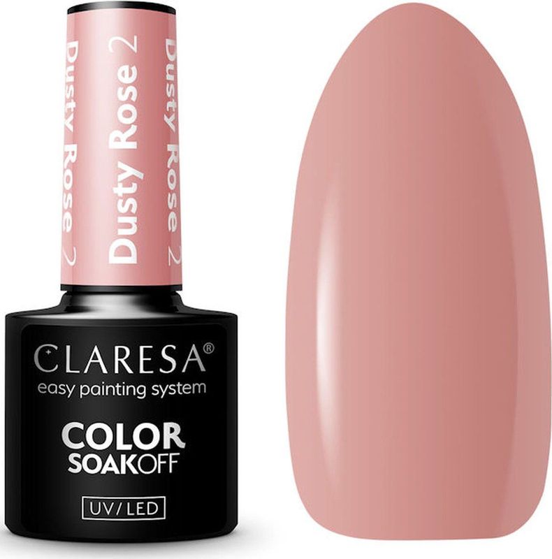 Claresa uv/led gellak 5ml dusty rose 2