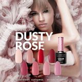 Claresa - SoakOff UV/LED Nagellak - Kleur Dusty Rose - 5 g