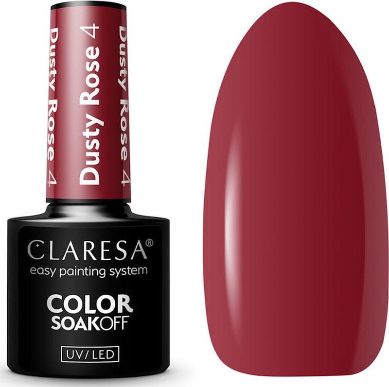 Claresa - SoakOff UV/LED Nagellak - Dusty Rose - 5 g