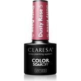 Claresa - SoakOff UV/LED Color - Nagellak - Dusty Rose - 5 g