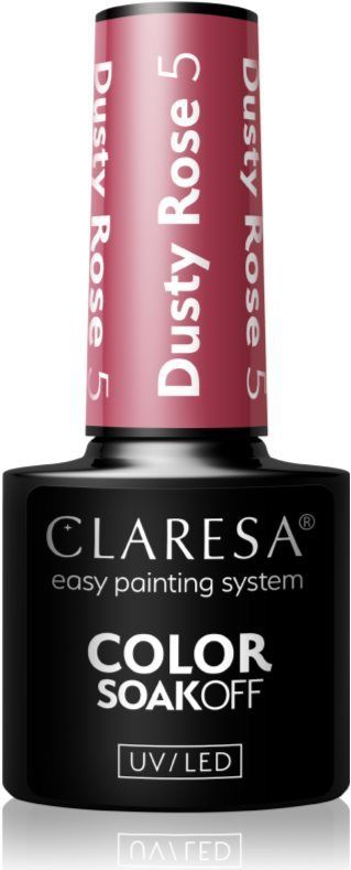 Claresa - SoakOff UV/LED Color - Nagellak - Dusty Rose - 5 g