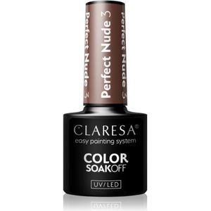 Claresa - SoakOff UV/LED - Nagellak - Perfect Nude - 5 g