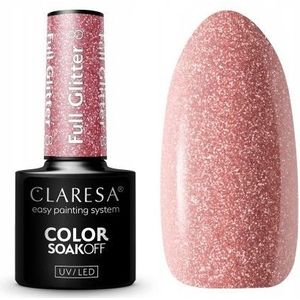 Activeshop CLARESA - Hybrid Lacquer - FULL GLITTER 8 - 5g