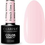 Claresa - French Time 3 - UV/LED Gellak - Lichtroze - 5ml