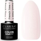 Claresa - French Time 4 - UV/LED Gellak - Lichtroze - 5ml