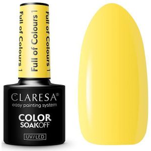 Claresa - Full Of Colours 1 - Gellak - Geel - 5ml