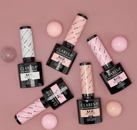 Claresa - UV/LED Base Power - Nagellak - Tint 01 - 5 g