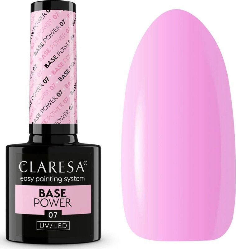 Claresa - UV/LED Base Power - Nagellak - Tint 07 - 5 g