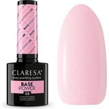 Claresa - UV/LED Base Power Nagellak - Tint 08 - 5 g - Gel voor Nagels