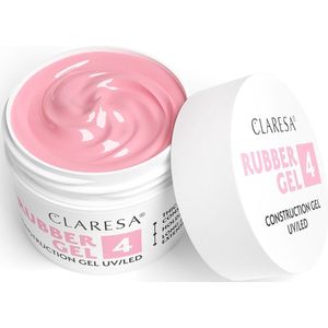 Claresa - Rubber Gel Construction Gel - UV/LED Nagellak - Tint 04 - 45 g