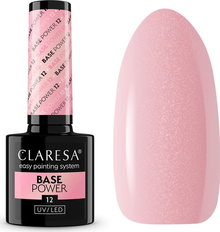 Claresa - UV/LED Base Power - Nagellak - 12 5 g - Gel Nagels