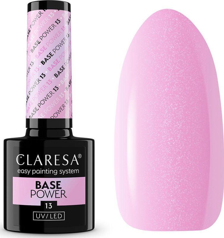 Claresa - UV/LED Base Power - Nagellak - 13 5 g - Gel Nagels