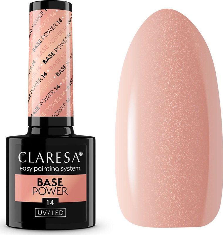 Claresa - UV/LED Base Power - Nagellak - Tint 14 - 5 g