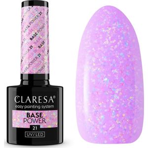 Claresa - UV/LED Base Power - Nagellak - Tint 21 - 5 g