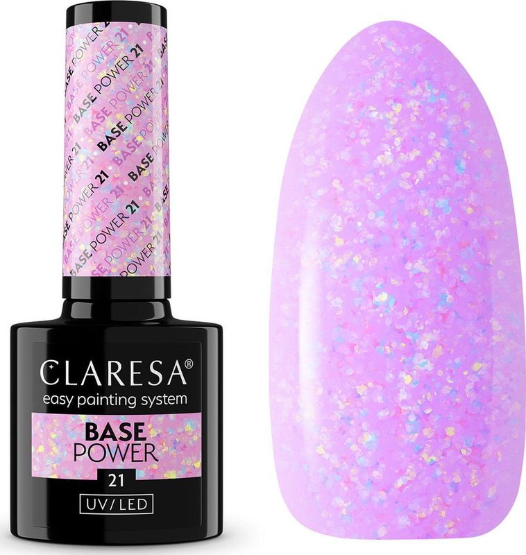Claresa - UV/LED Base Power - Nagellak - Tint 21 - 5 g