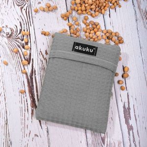 AKUKU warmwaterkruik met kersenpitten A0635 grijs 0+