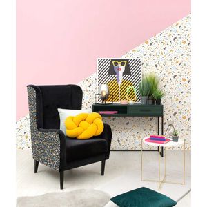 Make-uptafel Lisanne - Donkergroen - Spaanplaat - 1 Lade