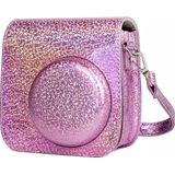 LoveInstant hoes tas Etui hoes voor Fujifilm Instax Mini 9 8 / roze Błysk