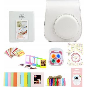 LoveInstant hoes serie 8 in 1 tas Ramki Album Fuji Instax Mini 11 - wit