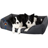 BedDog Medium Hondenbed – Hondenkussen - Hondenmand Hondensofa Wasbaar - Hondenbedden voor middelgrote honden - Hondenmand Alicante stof en Cordura