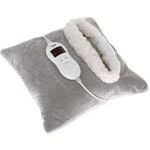 Adler AD 7412 - Warmtekussen - Heating pillow - Verwarmingskussen met 8 standen - Voetenwarmer - Grijs