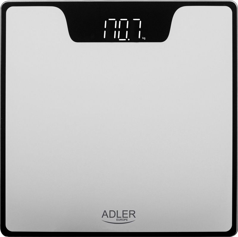 adler AD 8174s - Personenweegschaal - Zilver - met led display