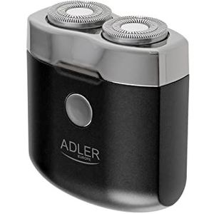 Adler - AD 2936 - Reizenscheerapparaat - Zwart - Draagbaar - USB-C Opladen