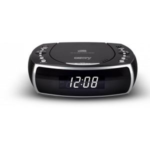 Camry 1150 - Alarmklok - zwart - Batterij en Usb - thermometer