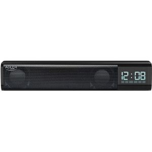 Adler AD 1191 Soundbar (Wecker, Lautsprecher, Bluetooth, USB, AUX, schwarz)