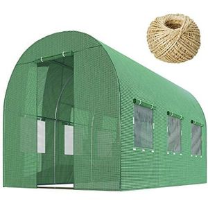 Plonos Szklarnia 300 cm x 200 cm x 200 cm (4910-A) Groen