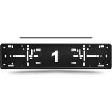Alti Giri MONO Kentekenplaathouders - Zwart - 2 Stuks - ABS Materiaal