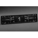 Alti Giri MONO Kentekenplaathouders - Zwart - 2 Stuks - ABS Materiaal