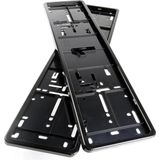 Alti Giri MONO Kentekenplaathouders - Zwart - 2 Stuks - ABS Materiaal