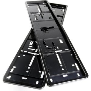 Alti Giri MONO Premium Kentekenplaathouders - Zwarte stijl - 2 Stuks