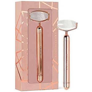 Crystallove - Clear Quartz Vibrating Roller - Massage-instrument - 1 st