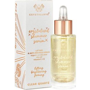 Crystallove Clear quartz shimmer serum Hydraterend serum 30 ml Dames